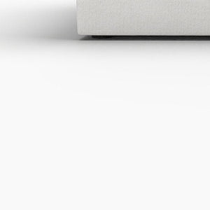 HomeRoots 160" White Linen Blend Modular Sofa with Ottoman, Storage & Flexible Layout for Modern Living 714554