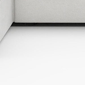 HomeRoots 160" White Linen Blend Modular Sofa with Ottoman - Elegant, Configurable Comfort for Any Living Space 714565