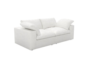 HomeRoots 160" Light Gray Linen-Blend Modular Sofa Set with Storage Ottoman – Stylish, Versatile Comfort for Any Room 714568