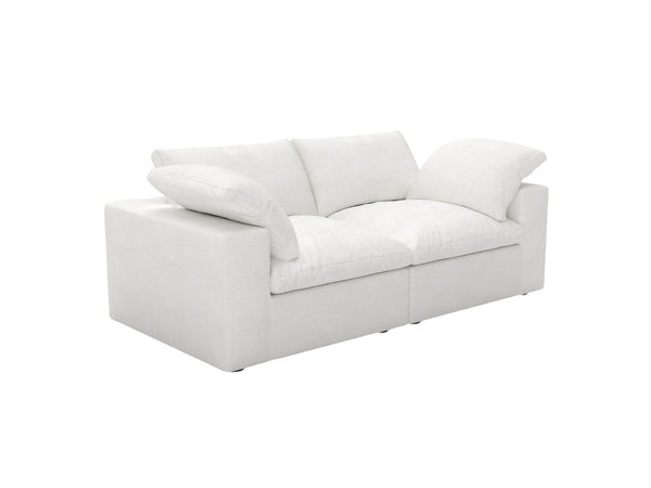 HomeRoots 160" Light Gray Linen-Blend Modular Sofa Set with Storage Ottoman – Stylish, Versatile Comfort for Any Room 714568