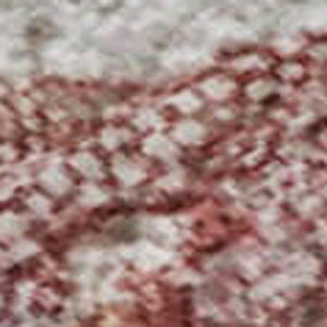 HomeRoots 9' X 12' Pink and Ivory Abstract Washable Area Rug - UV Protected, Soft, Durable, Stain Resistant! 714792