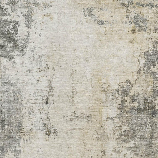 HomeRoots 9' X 12' Contemporary Abstract Washable Area Rug with UV Protection for High-Traffic Spaces 714876