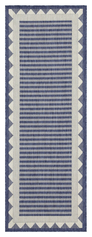 English Elm Sunshine Blue 7 Ft. 10 In. X 10 Ft. 3 In. Indoor/Outdoor Area Rug - Durable, Stain-Resistant And Easy Care B186P198889-GIGA