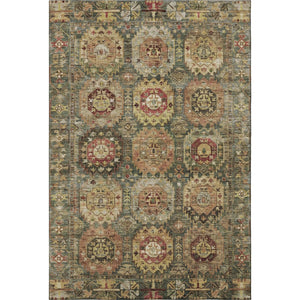 HomeRoots 10' X 14' Sage Medallion Area Rug - Washable, UV Protection & Stain-Resistant for Busy Homes! 714913