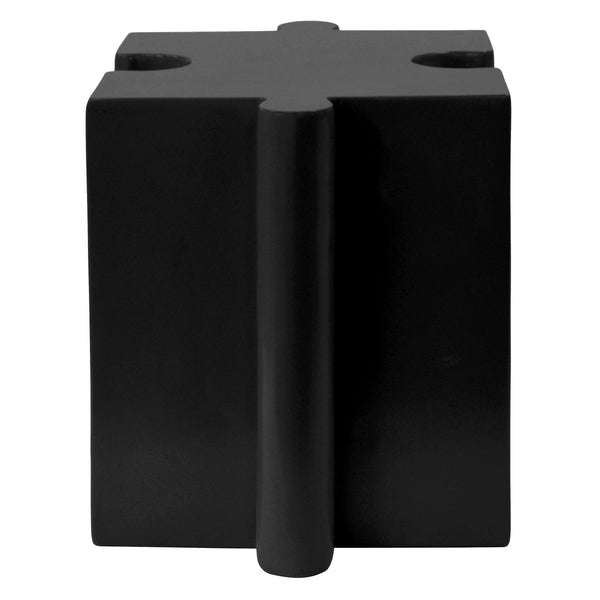 English Elm Christopher Knight Home® - Puzzle Art Side Table - Modular Black Mgo Design For Custom Indoor & Outdoor Arrangements, Weatherproof N770P347932B