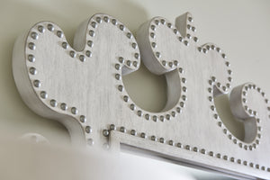 Lexington Hempstead Vertical Mirror - Elegant Scrolled Frame With Nailhead Trim And Sophisticated Oyster Finish Oyster  714-203