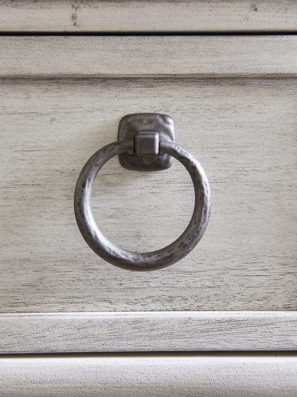 Lexington Barrett Triple Dresser: Casual Luxe Living With Antique Pewter Hardware And Elegant Cathedral Mahogany Oyster  714-233