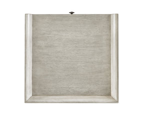 Lexington Pellham Night Table - Elegant Transitional Design With Antique Pewter Hardware And Functional Storage Oyster  714-622