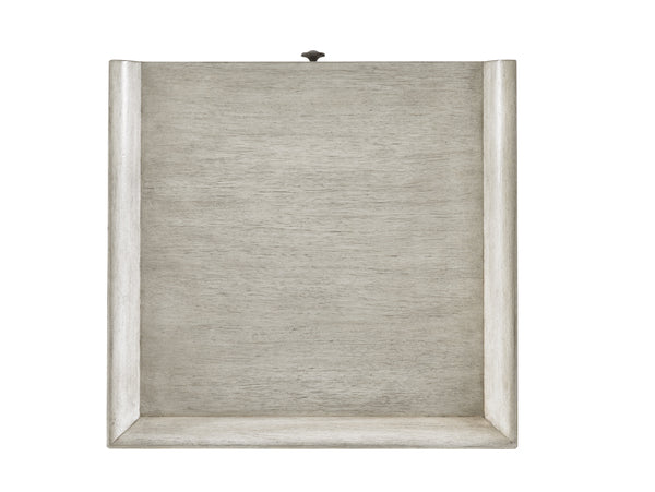 Lexington Pellham Night Table - Elegant Transitional Design With Antique Pewter Hardware And Functional Storage Oyster  714-622