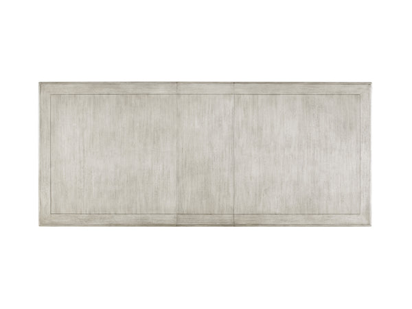 Lexington Montauk Rectangular Dining Table - Elegant Oyster Finish, Trestle Base Design, Comfortably Seats 10 Oyster  714-876