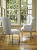 Lexington Baxter Upholstered Dining Chair - Casual Transitional Design With Elegant Oyster Finish And Nailhead Trim Oyster  714-883-01