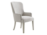 Lexington Baxter Upholstered Dining Chair - Casual Transitional Design With Elegant Oyster Finish And Nailhead Trim Oyster  714-883-01