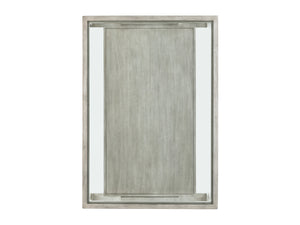 Lexington Saddlebrook Rectangular Cocktail Table - Elegant Mahogany Design With Beveled Glass Top And Shelf Oyster  714-943