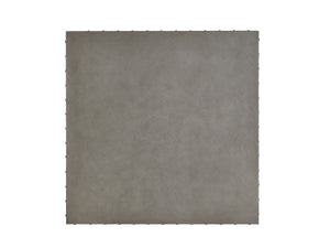 Lexington Litchfield Square Cocktail Table - Casual Sophistication With Burnished Steel Top And Antique Hardware Oyster  714-945