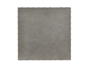 Lexington Lewiston Square Lamp Table - Elegant Oyster Finish With Stainless Steel Top & Antique Pewter Accents Oyster  714-955