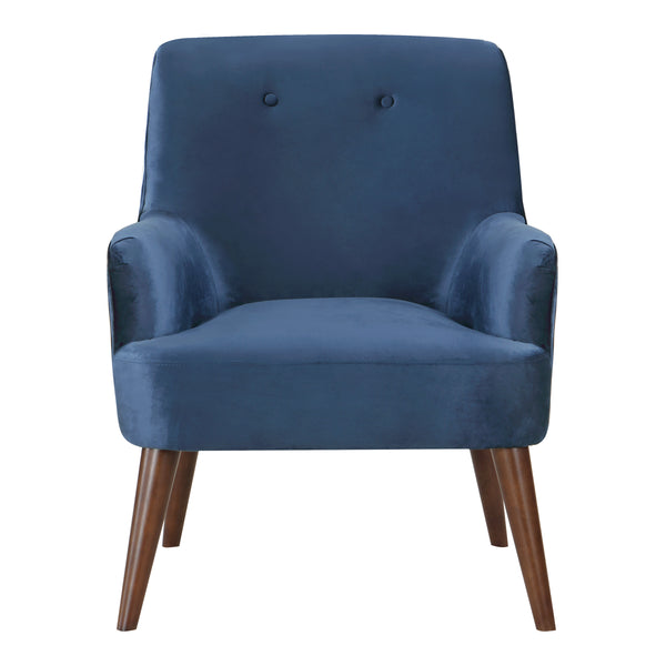 OSP Home Furnishings Chatou Chair  Midnight Blue