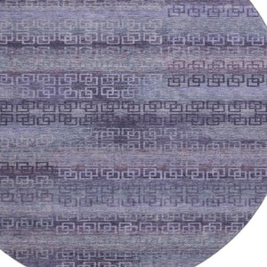 HomeRoots 8' X 10' Washable Plum and Purple Striped Area Rug with UV Protection - Stylish, Durable, Easy Care! 715097
