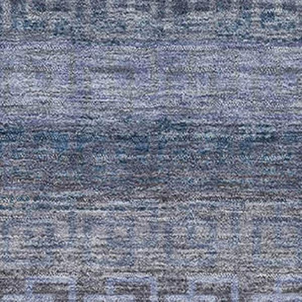 HomeRoots 9' X 12' Taupe and Blue Striped Washable Area Rug - UV Protected, Durable, Easy Care for Homes 715116