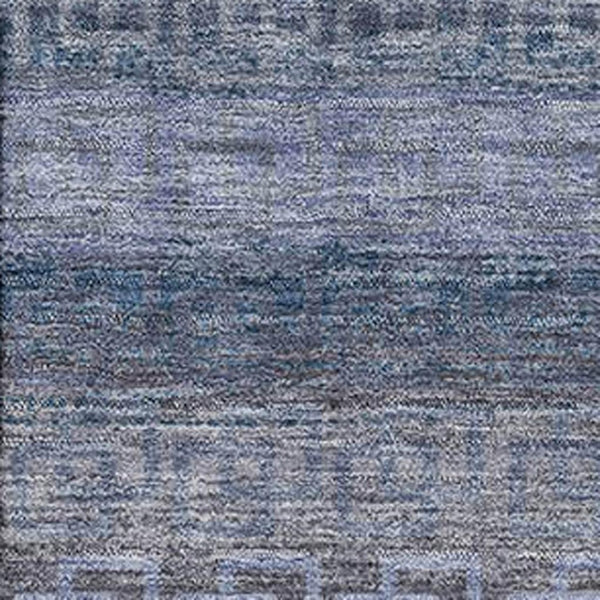 HomeRoots 10' X 14' Taupe and Blue Striped Area Rug - Washable, UV-Protected, Stain-Resistant for Homes 715117
