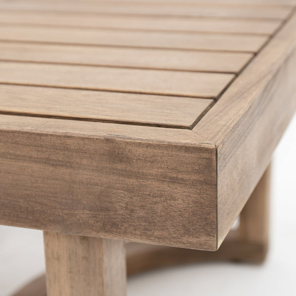 English Elm Christopher Knight Home® - 2-Person Acacia Wood Loveseat & Coffee Table Set with Beige Cushions, Weather-Resistant Patio Charm 73169.00BBGE