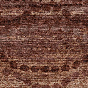 HomeRoots 5' X 8' Rust & Copper Abstract Geometric Area Rug - Washable, UV-Protected & Stain-Resistant Design 715329