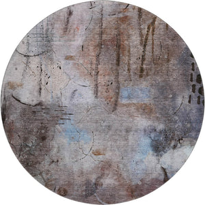 HomeRoots 8' X 10' Washable Taupe & Gray Abstract Area Rug with UV Protection for Modern Homes & Easy Care 715367