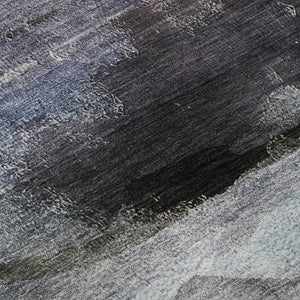 HomeRoots 8' X 10' Modern Brown and Ivory Abstract Washable Area Rug with UV Protection for Active Homes 715373