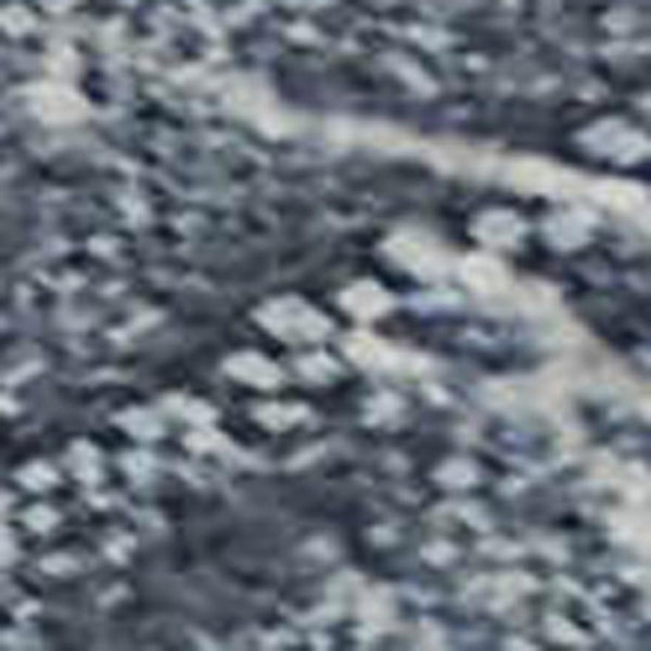 HomeRoots 5' X 8' Blue and Ivory Abstract Area Rug - Machine Washable, UV Protected, Stain Resistant, Durable! 715377