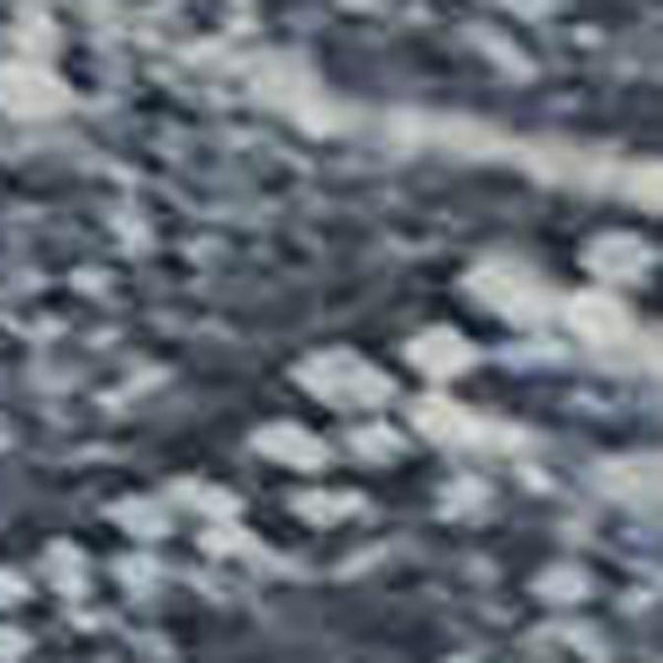 HomeRoots 9' X 12' Blue & Ivory Abstract Area Rug - Washable, UV-Protected, Durable, Non-Slip Design for Homes 715380