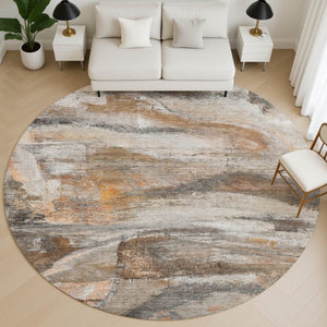 HomeRoots 8' X 10' Modern Abstract Washable Area Rug with UV Protection - Durable, Stylish, Perfect for Homes! 715553