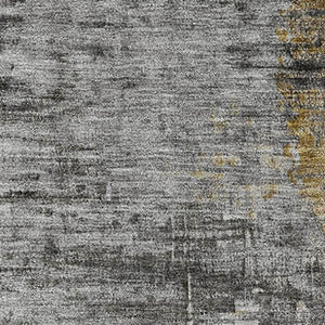 HomeRoots 9' X 12' Chocolate and Beige Abstract Area Rug – Washable, Stain-Resistant, UV Protected, Non-Slip 715614