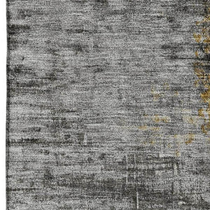 HomeRoots 10' X 14' Chocolate and Beige Abstract Area Rug - Washable, Stain Resistant, UV Protected for Homes 715615
