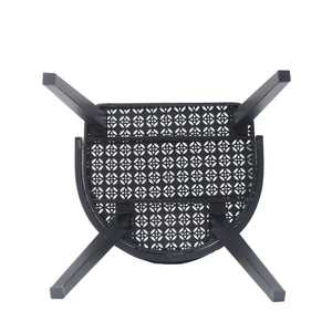 English Elm Christopher Knight Home® - Milan Outdoor Dining Chair Set of 2 — Rust-Resistant Iron Patio Chairs with Durable Weatherproof Design Black N775P229940B