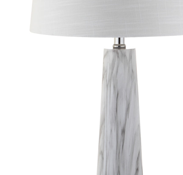 HomeRoots 24" Brown Novelty Table Lamp - LED Drum Shade for Warm, Ambient Light in Modern or Rustic Decor 715699