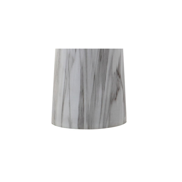 HomeRoots 24" Brown Novelty Table Lamp - LED Drum Shade for Warm, Ambient Light in Modern or Rustic Decor 715699