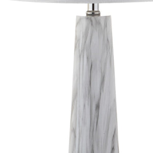 HomeRoots 24" Brown Novelty Table Lamp - LED Drum Shade for Warm, Ambient Light in Modern or Rustic Decor 715699