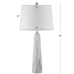 HomeRoots 24" Brown Novelty Table Lamp - LED Drum Shade for Warm, Ambient Light in Modern or Rustic Decor 715699