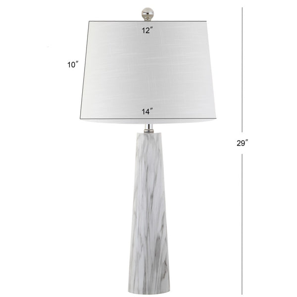 HomeRoots 24" Brown Novelty Table Lamp - LED Drum Shade for Warm, Ambient Light in Modern or Rustic Decor 715699
