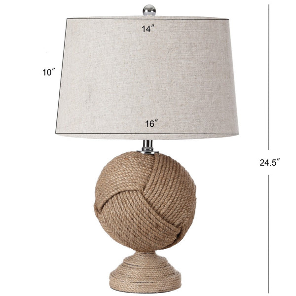 HomeRoots 27" White Novelty Table Lamp - Stylish LED Lighting with Classic Drum Shade for Cozy Ambiance 715701