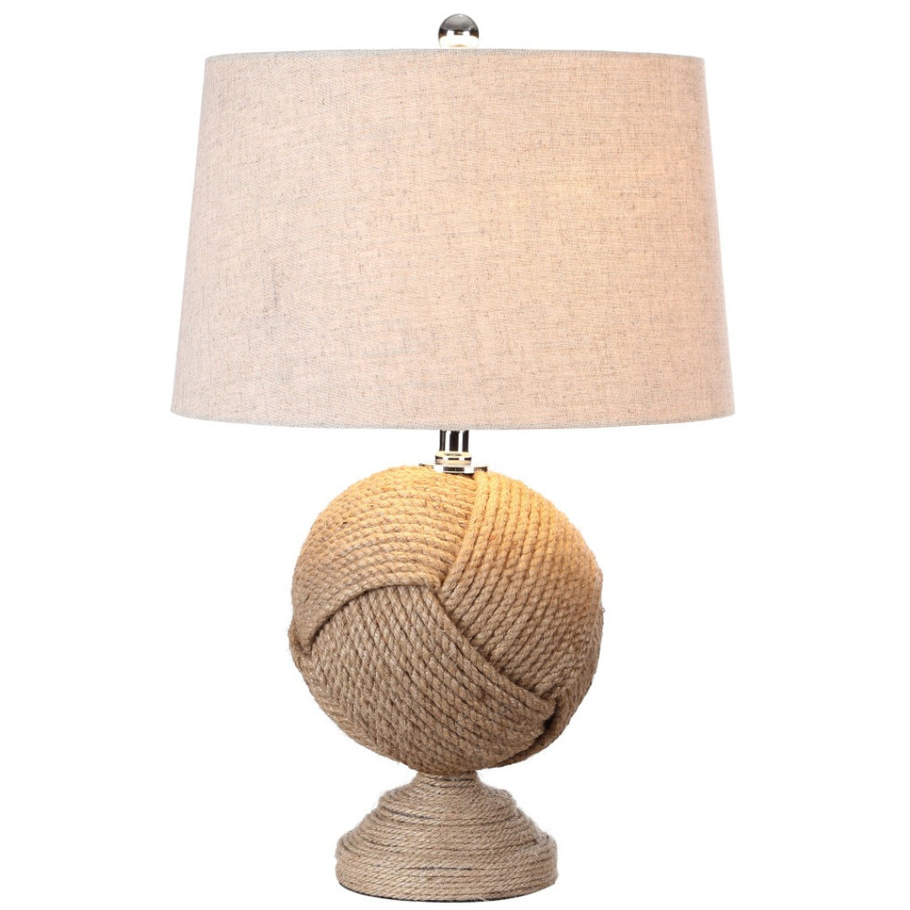 HomeRoots 27" White Novelty Table Lamp - Stylish LED Lighting with Classic Drum Shade for Cozy Ambiance 715701
