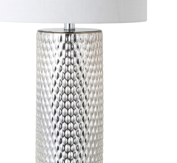 30 Inch Drum Shade Table Lamp for Living Room Bedside Ambient Lighting and Decor