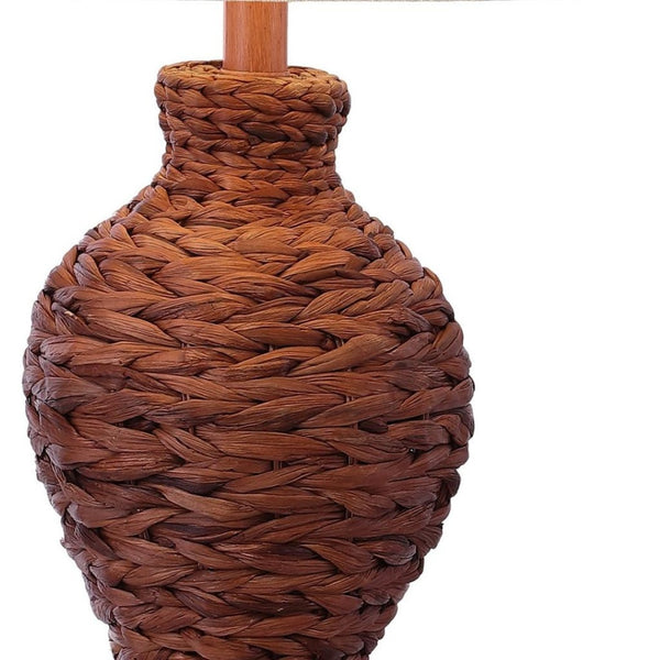 HomeRoots 30" Gold Novelty Table Lamp - Elegant Drum Shade Lighting for Living Rooms, Bedrooms & More! 715706