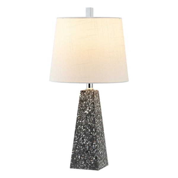 HomeRoots Set of Two 21" Black Novelty Table Lamps with Elegant Empire Shades for Modern Home Décor 715747