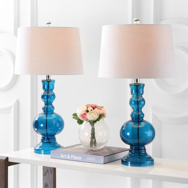 HomeRoots 21" Elegant White Round Table Lamp with Globe Shade, Marble Base, LED-Compatible for Modern Spaces 715775
