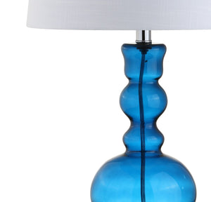 HomeRoots 21" Elegant White Round Table Lamp with Globe Shade, Marble Base, LED-Compatible for Modern Spaces 715775