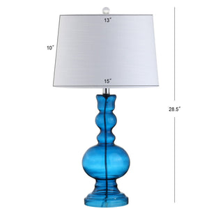 HomeRoots 21" Elegant White Round Table Lamp with Globe Shade, Marble Base, LED-Compatible for Modern Spaces 715775
