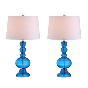 HomeRoots 21" Elegant White Round Table Lamp with Globe Shade, Marble Base, LED-Compatible for Modern Spaces 715775
