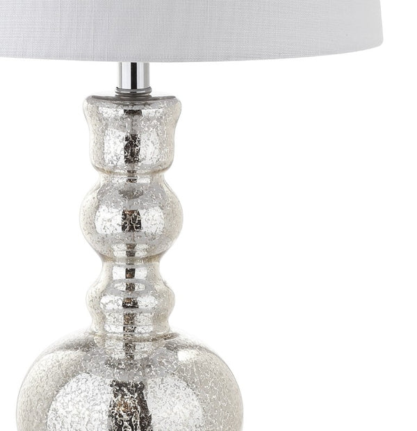 Set of Two 29 Inch Novelty Table Lamps with Elegant Drum Shades for Modern Living Room Decor