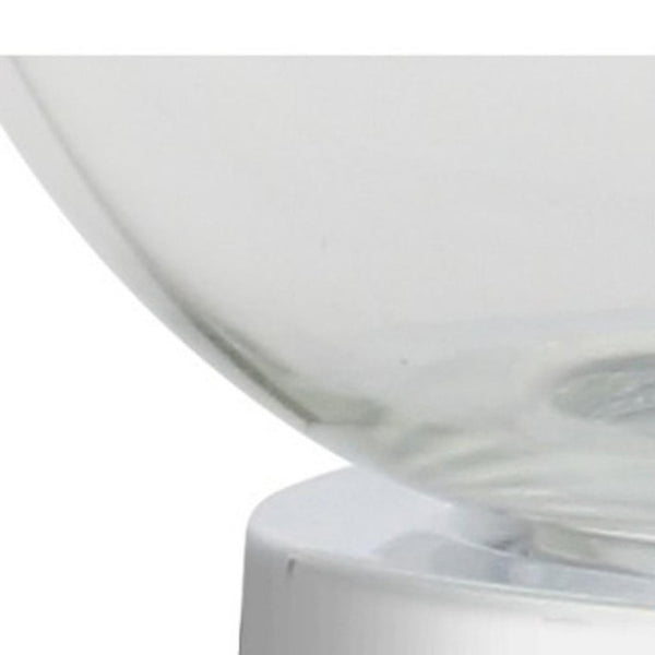 Set of Two Accent Table Lamps with Elegant Drum Shades for Glam Living Room Decor