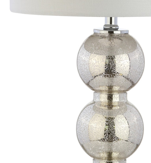 Set of Two 27 Inch Novelty Table Lamps with Elegant Drum Shades for Stylish Home Decor